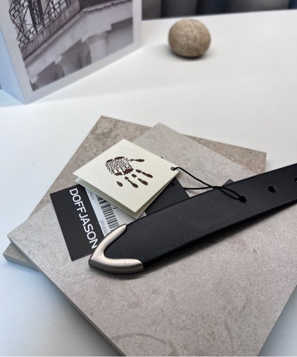●DOFFJASON● Cowhide Flowing Hard Leather Belt BLACK DJ24FW MUSINSA | DOFFJASON Cowhide Flowing Hard Leather Belt BLACK