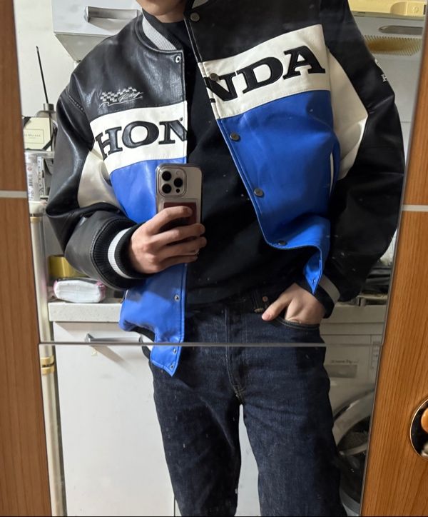 and per se(アンパスィ）ロゴ ワッペン付き ジャケット ブルゾン LL and per se(アンパスィ）ロゴ ワッペン付き ジャケット ブルゾン