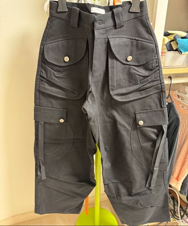【hug your skin】24fw Multi cargo pants MUSINSA | HUG YOUR SKIN Multi Cargo Pants (Black)