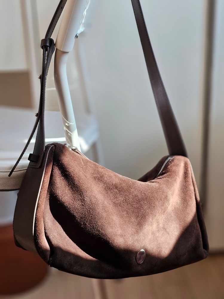 OSTKAKA ■ Soft Shoulder Mini Suede ショルダーバッグ MUSINSA | OSTKAKA Soft Shoulder Mini Suede Brown