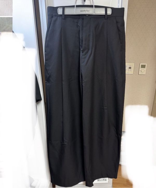 ★COOR★ Essential Wool Trousers (Black) MUSINSA | COOR Essential Wool Trousers (Black)
