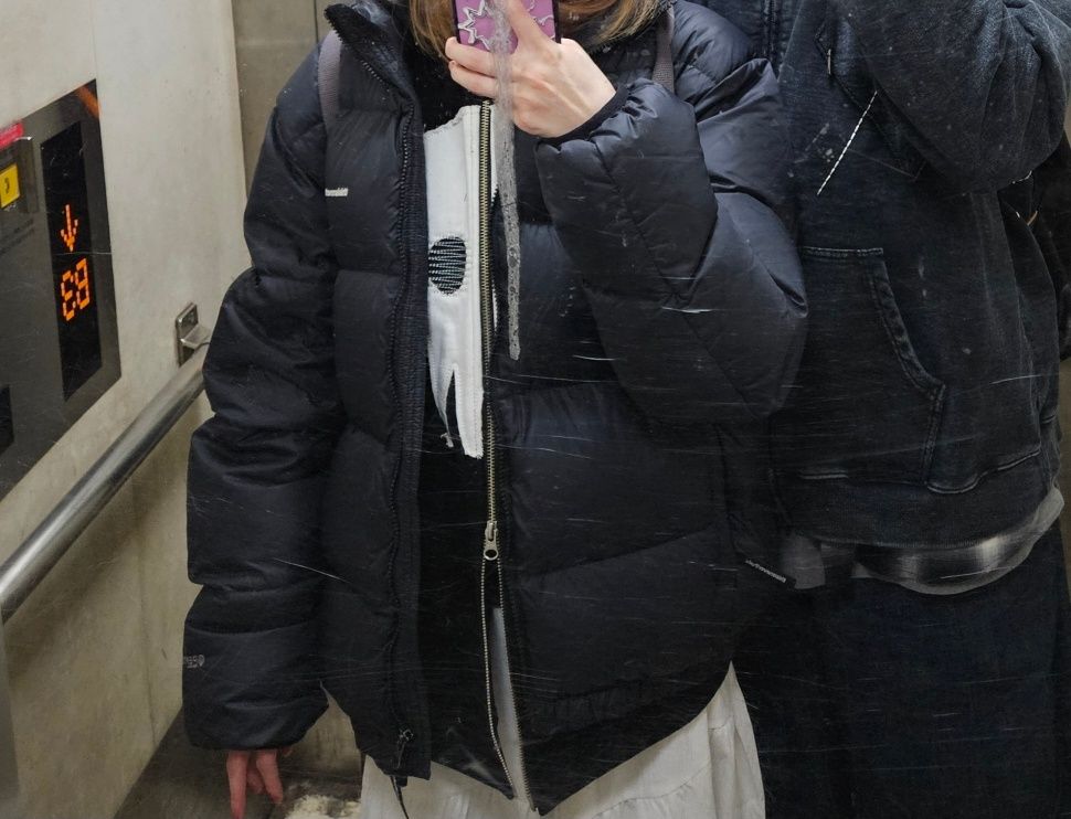 MUSINSA公式 | WEBHOUSE カワイ スカル ダメージ フードパーカー