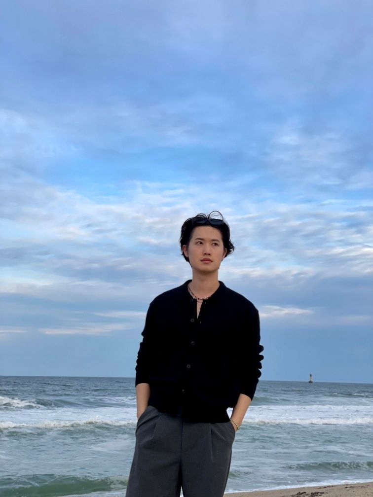 MUSINSA公式 | COOR Topfill Wool Collar Cardigan (Black)