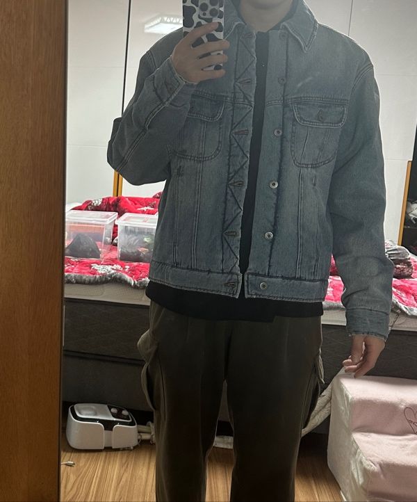 【人気急上昇】 COOR | MUSINSA Mud Indigo) (Washed Jacket Denim Padded Dyed ジャケット・アウター
