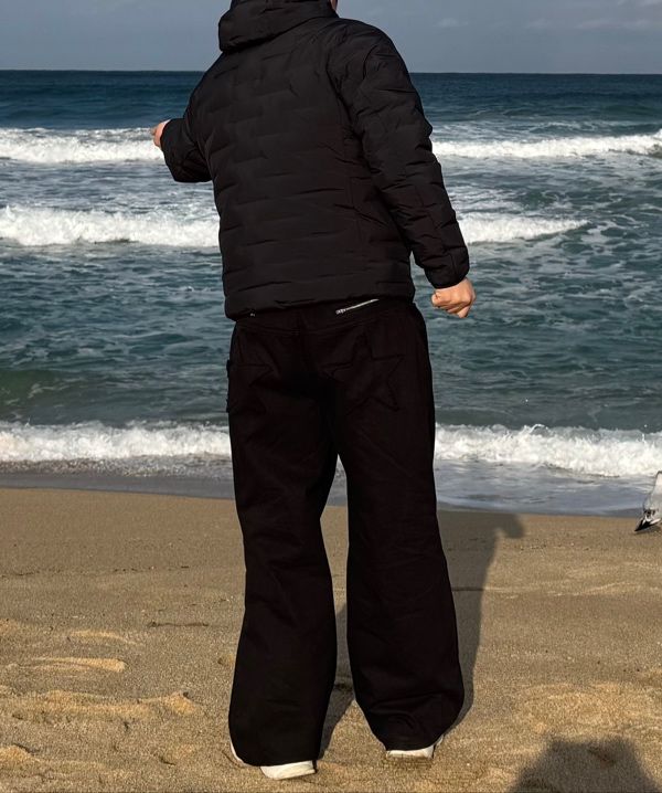 MUSINSA | THE COLDEST MOMENT TCM star pocket pants (black)