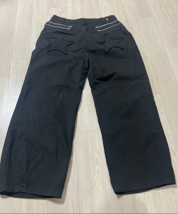 パンツ THE COLDEST MOMENT TCM star pocket pants black MUSINSA | THE COLDEST MOMENT TCM star pocket pants (black)