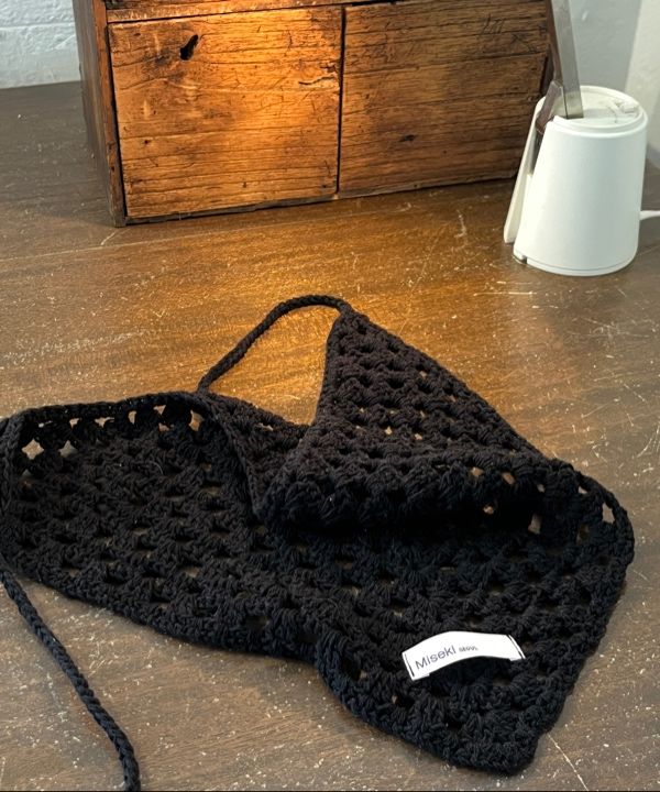 MISEKI SEOUL☆Knit bandana MUSINSA | MISEKI SEOUL Knit bandana BLACK