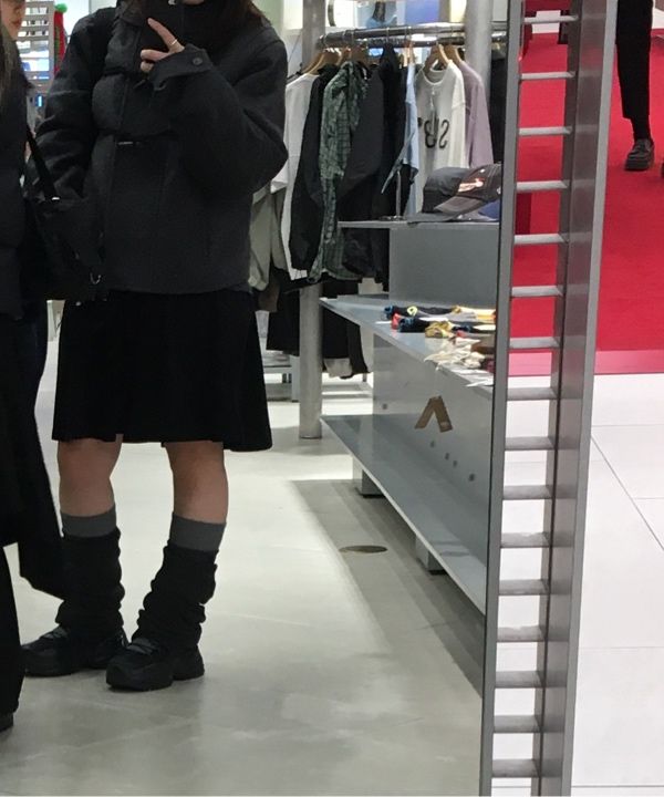 MUSINSA公式 | MISEKI SEOUL Duffle hoodie short coat CHARCOAL