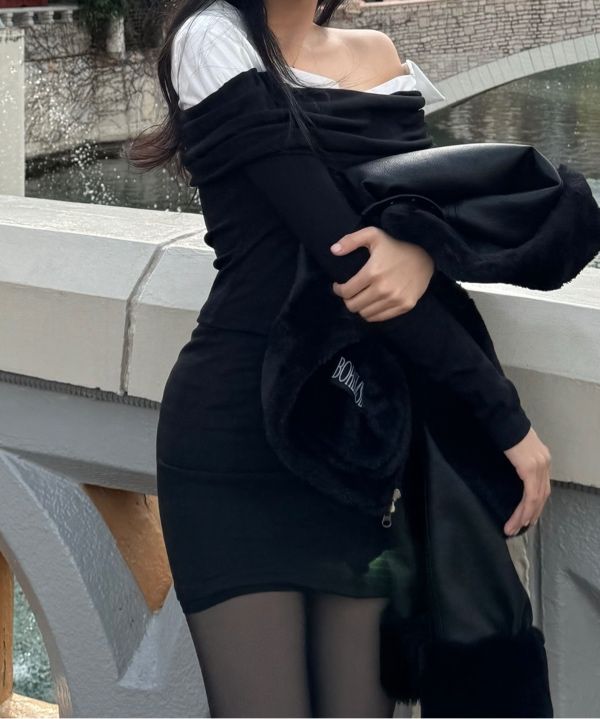 ◇Not your rose◇ Lily top (Black) Lily top (Black) - Not your rose | 60% - Asian Fashion
