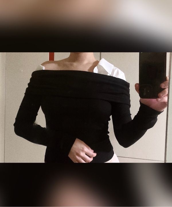◇Not your rose◇ Lily top (Black) MUSINSA | NOT YOUR ROSE Lily Top (Black)