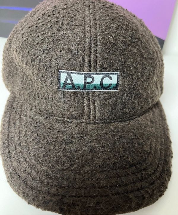 MUSINSA | A.P.C. Charlie Ball Cap - Brown / PSAKAM24146CAA