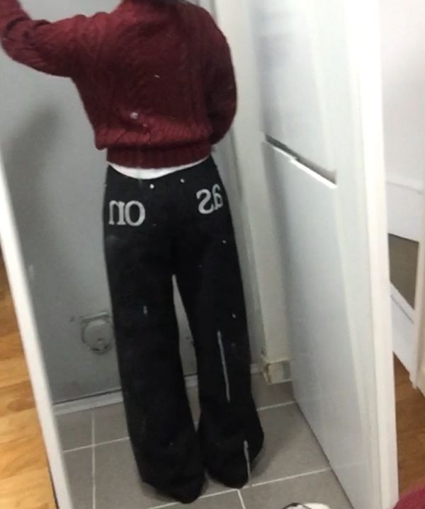 MUSINSA | ASON SMOG WIDE PANTS / BLACK