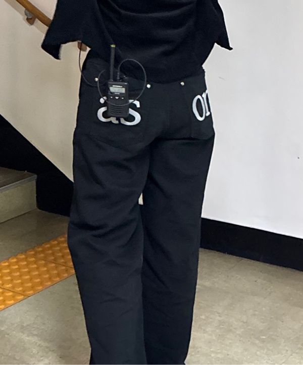 MUSINSA | ASON SMOG WIDE PANTS / BLACK