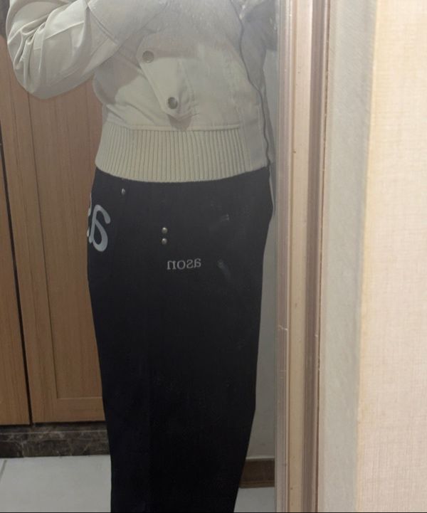 MUSINSA公式 | ASON SMOG WIDE PANTS / BLACK