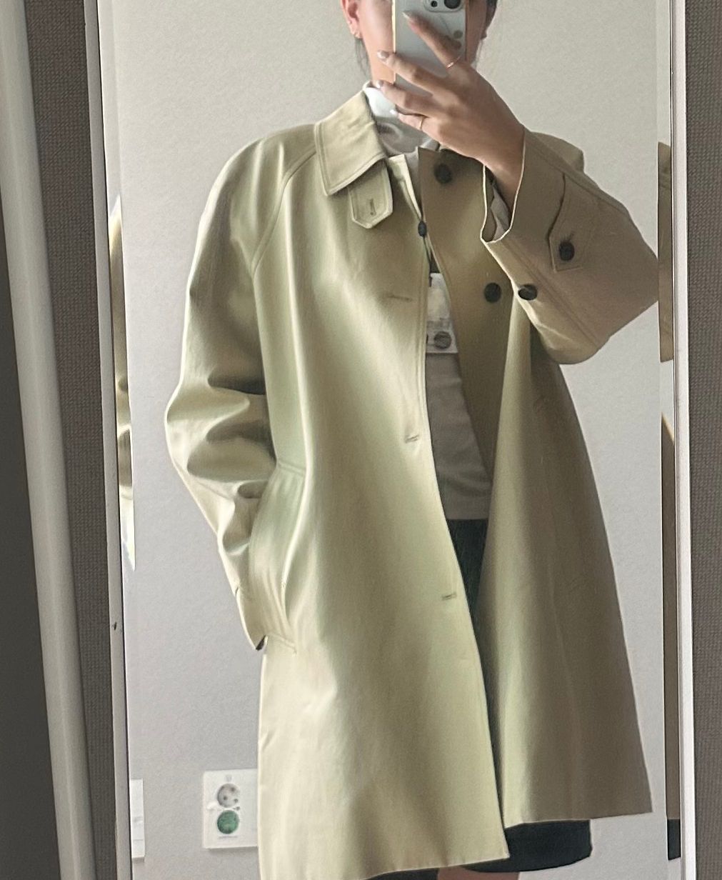 MUSINSA | DUNST FOR WOMEN UNISEX HALF MAC COAT CLASSIC