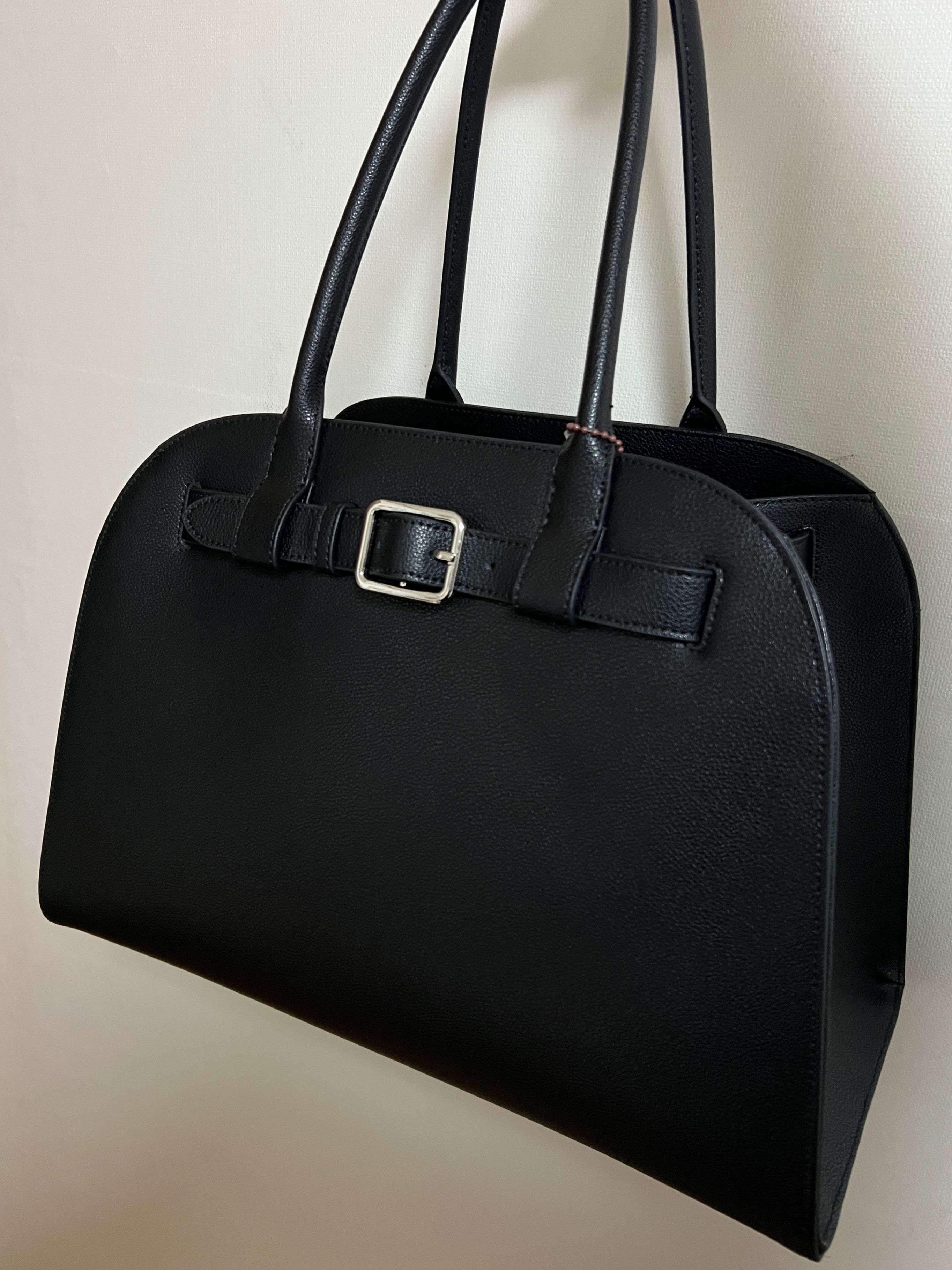 トートバッグ ^Dunst^ BAGUETTE SHOULDER BAG BLACK UDBA4F205BK 던스트 - Dunst