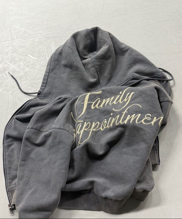 MUSINSA | SCULPTOR Bad Seed Washed Hoodie Zip-Up Dusty Blue