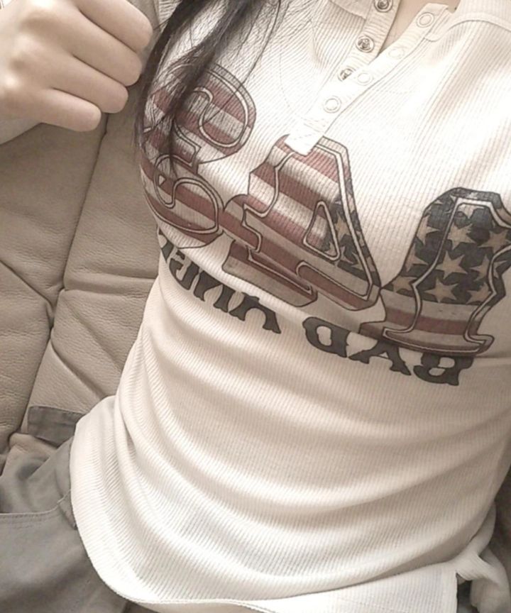 MUSINSA | SCULPTOR Flag Raglan T-shirt Raw