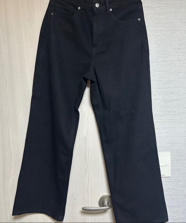 MUSINSA | MUSINSA STANDARD Big Wide Denim Pants [Black]