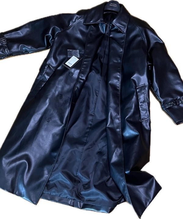 MUSINSA | MUSINSA STANDARD WOMAN Womens Synthetic Leather Trench