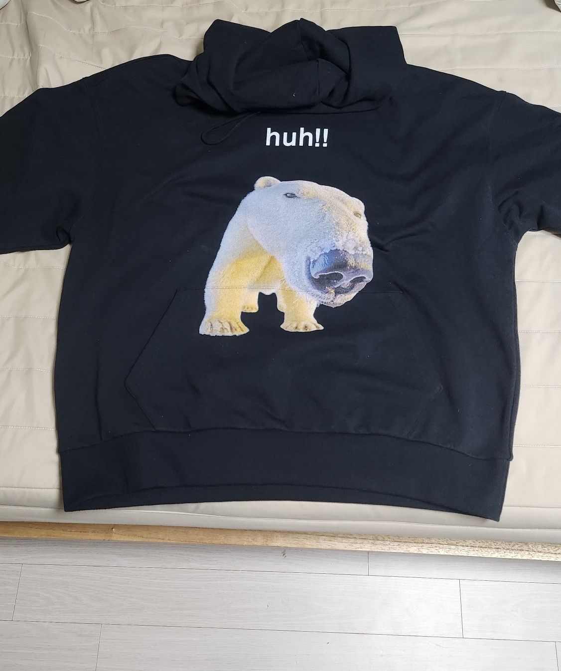 【Suade】Suade Huh Hoodie MUSINSA | SUADE HUH!! HOODIE [BLACK]