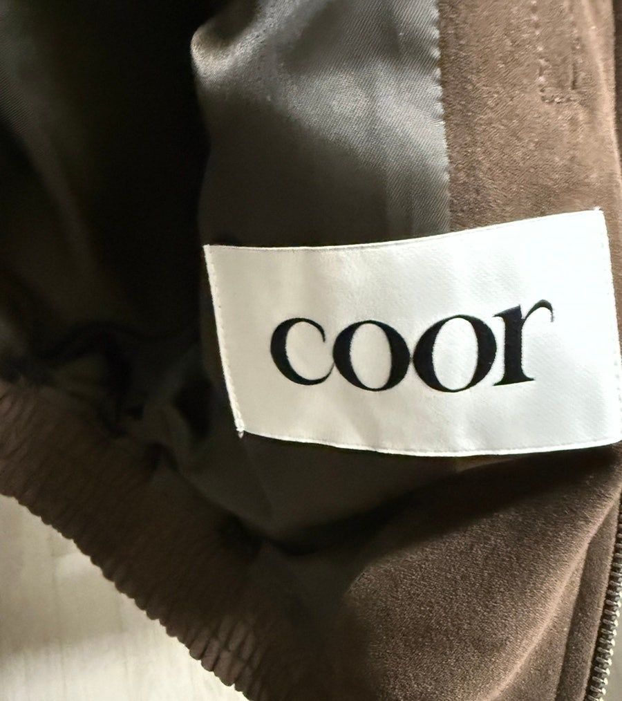 MUSINSA公式 | COOR WOMEN 24FW フェイクスエードボンバージャケット