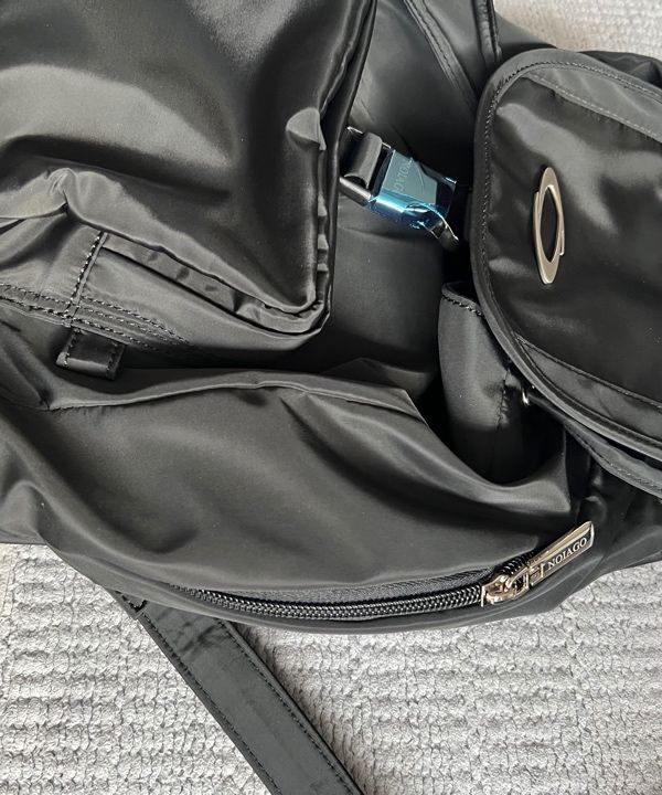 ●NOIAGO● Nylon Flip Backpack Black NOI1383 MUSINSA公式 | NOIAGO NOI1383 Nylon Flip Backpack (Black)