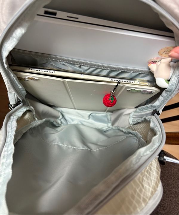 MUSINSA | NOIAGO NOI1388 Nylon Daily Backpack (Light Gray)