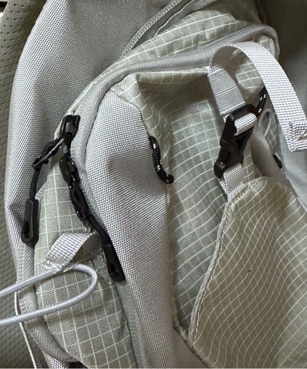 MUSINSA | NOIAGO NOI1388 Nylon Daily Backpack (Light Grey)