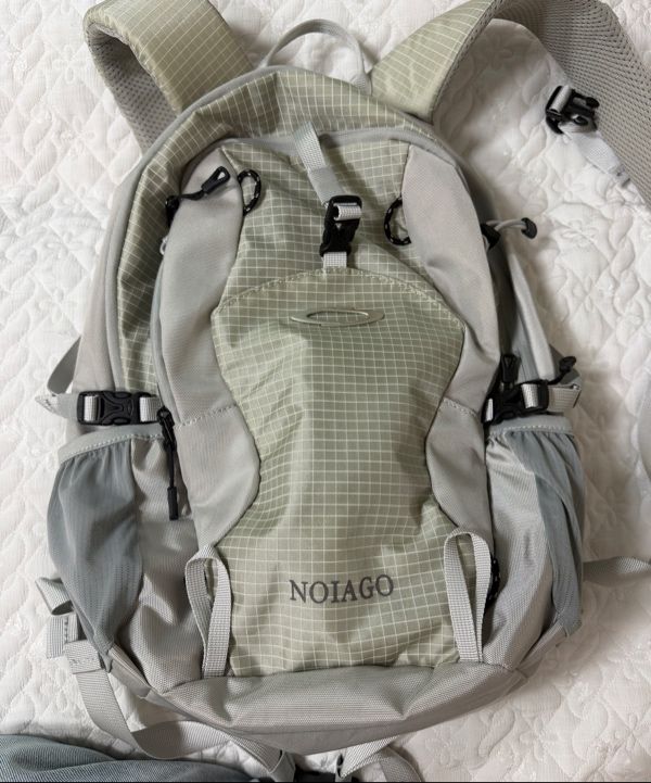 MUSINSA | NOIAGO NOI1388 Nylon Daily Backpack (Light Gray)