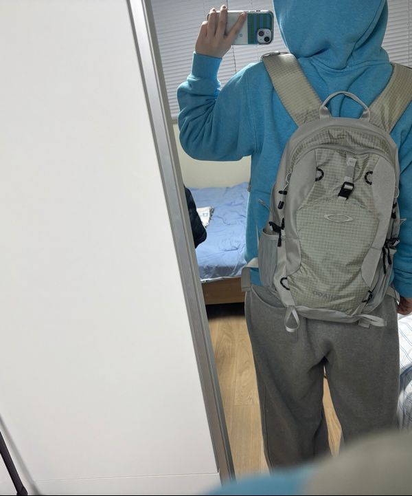 MUSINSA | NOIAGO NOI1388 Nylon Daily Backpack (Light Gray)