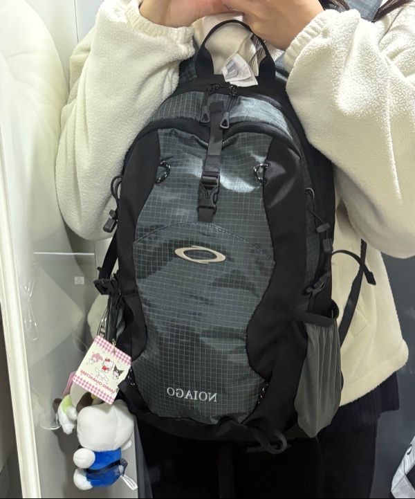 MUSINSA | NOIAGO NOI1389 Nylon Daily Backpack (Charcoal)