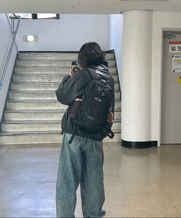 MUSINSA | NOIAGO NOI1390 Nylon Daily Backpack (Black)