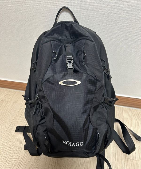 ●NOIAGO● Nylon daily backpack black NOI1390 MUSINSA | NOIAGO NOI1390 Nylon Daily Backpack (Black)