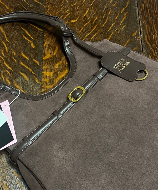 トートバッグ rolarola SUEDE HOBO BAG CAMEL 5007145464 IKKS-SAC~HOBO~CAMEL~CUIR~