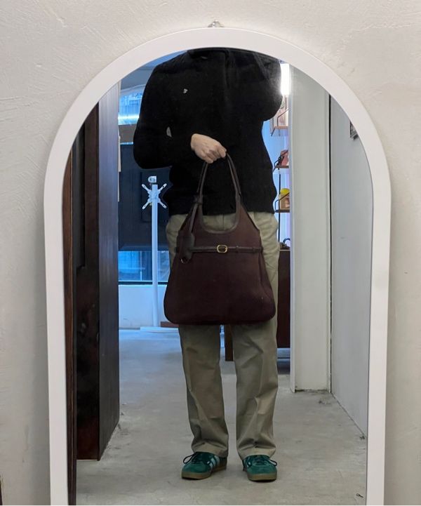トートバッグ rolarola SUEDE HOBO BAG CAMEL 5007145464 IKKS-SAC~HOBO~CAMEL~CUIR~