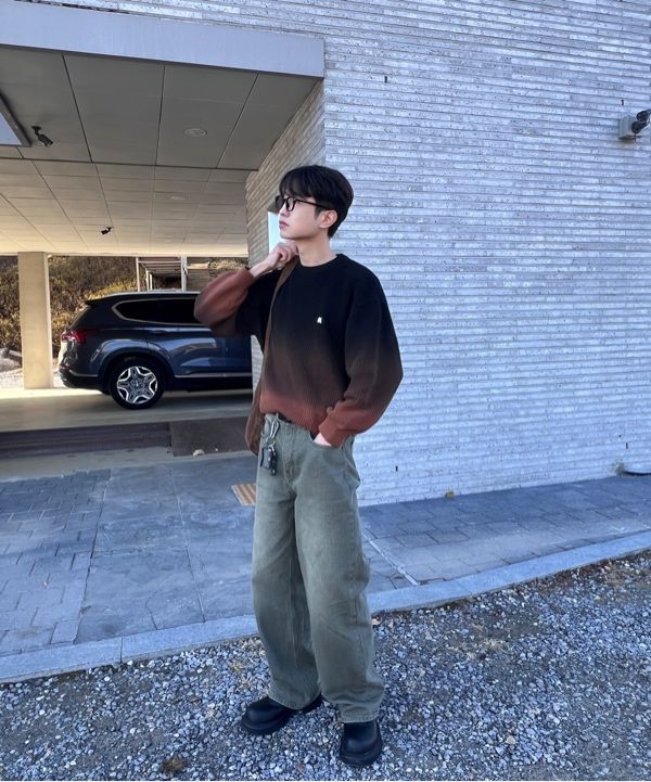 ★MUSINSA STANDARD★ Pigment wide denim pants beige MMDNP523 MUSINSA | MUSINSA STANDARD Pigment Wide Denim Pants [Beige]