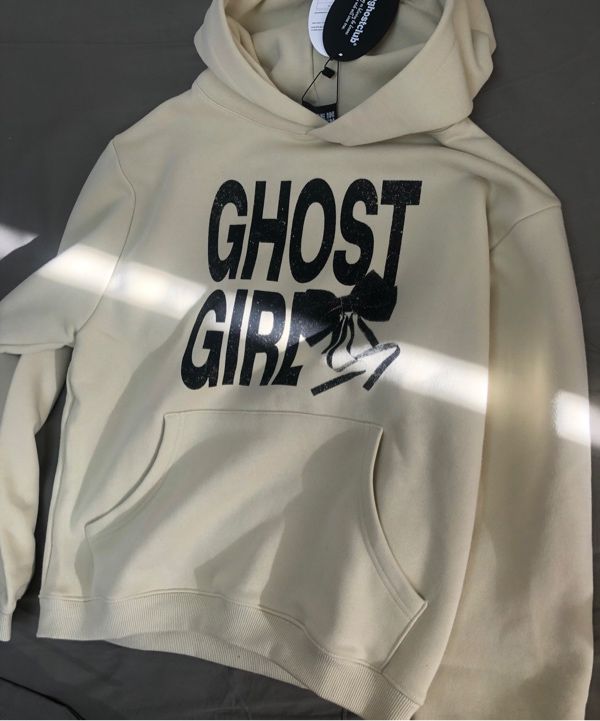 MUSINSA | NICE GHOST CLUB GHOST GIRL RIBBON HOODIE_YELLOW