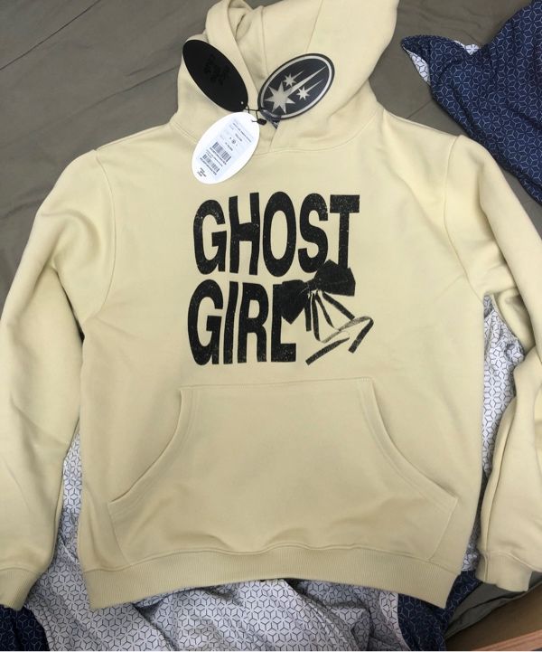 MUSINSA | NICE GHOST CLUB GHOST GIRL RIBBON HOODIE_YELLOW