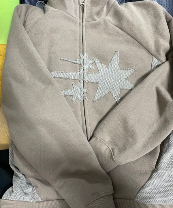 MUSINSA | NICE GHOST CLUB 3STARS SWEAT JERSEY ZIP