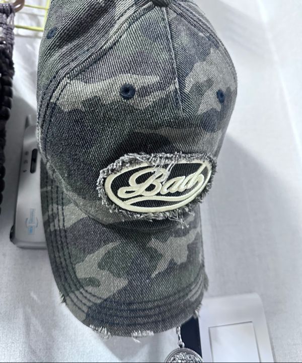 MUSINSA公式 | BADBLOOD Oval Logo Ball Cap - Camo