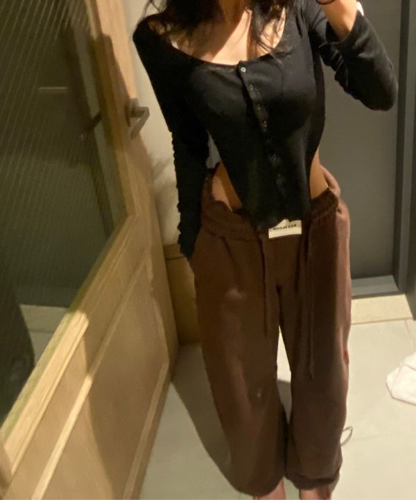 MUSINSA | BADBLOOD Billy 2 Way Curved Jogger Trousers