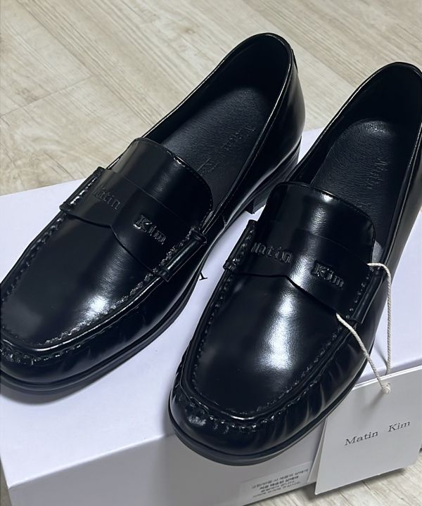 MUSINSA | MATIN KIM MATIN CLASSIC LOAFER IN BLACK