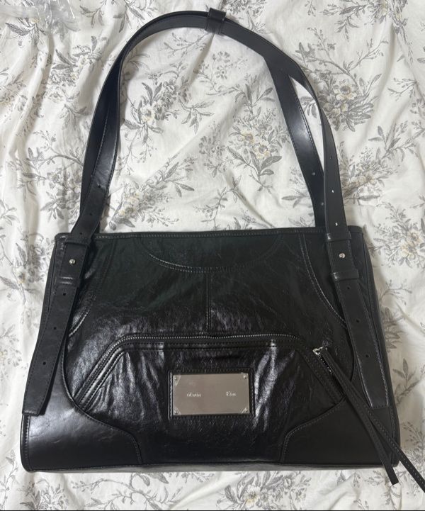 MUSINSA | MATIN KIM TWO WAY STRAP SQUARE BAG IN BLACK