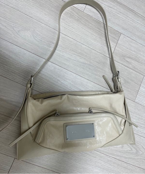 MUSINSA | MATIN KIM TWO WAY STRAP SQUARE MINI BAG IN BEIGE