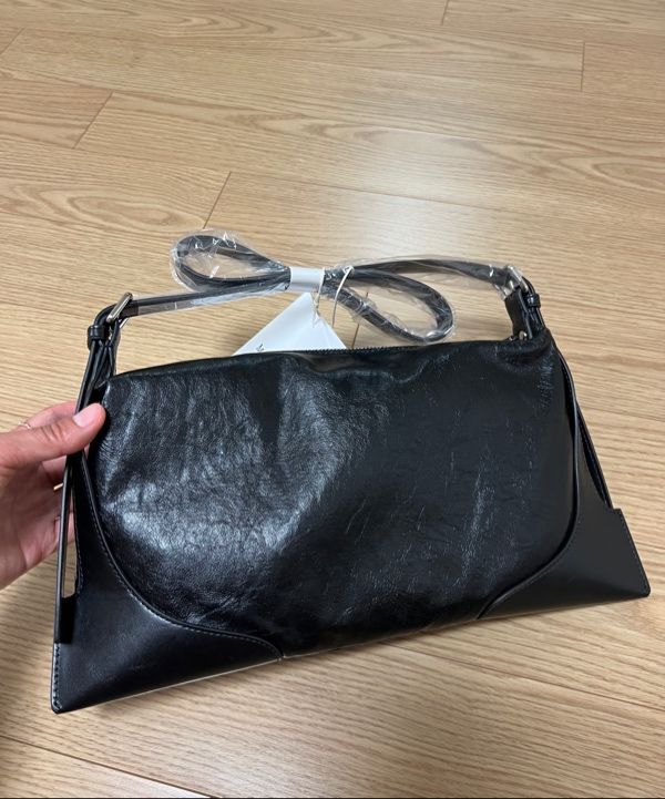 MUSINSA | MATIN KIM TWO WAY STRAP SQUARE MINI BAG IN BLACK