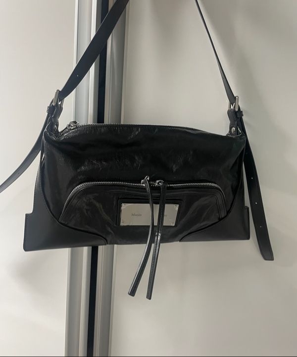 Matin Kim☆SQUARE MINI LEATHER BUCKLE BAG SQUARE MINI LEATHER BUCKLE BAG IN SILVER – Matin Kim