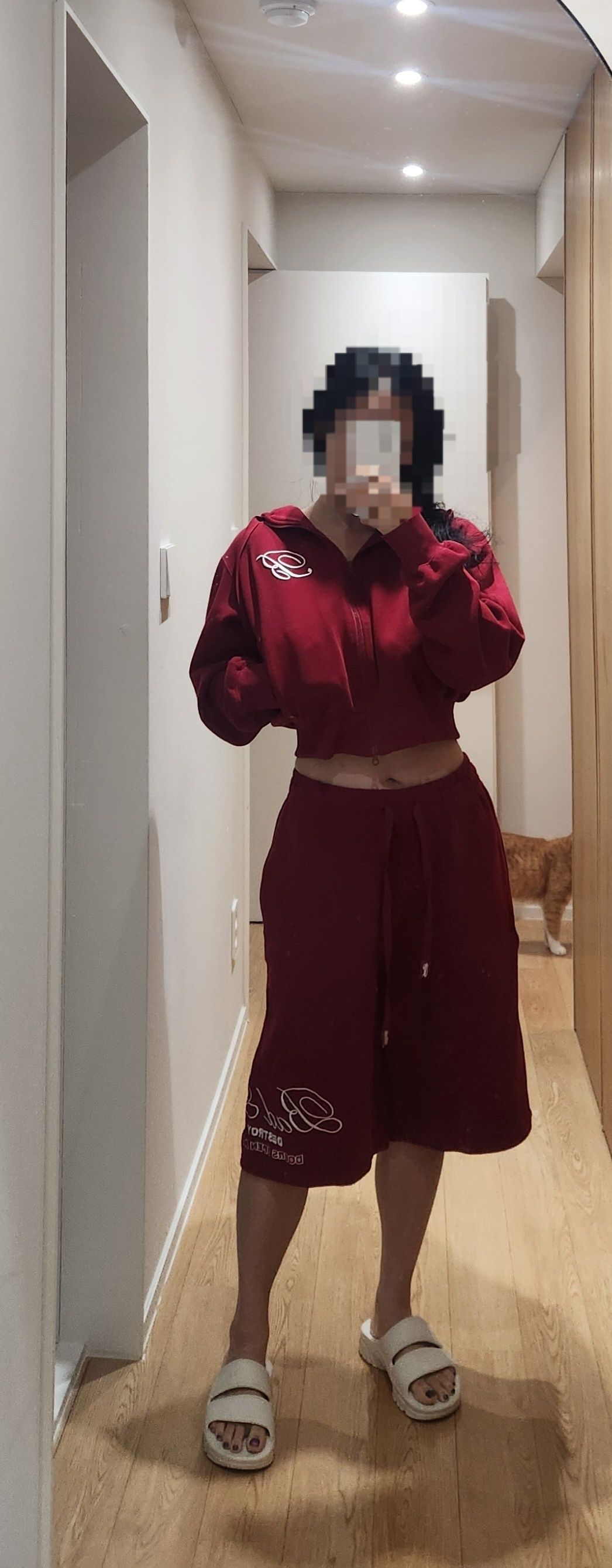 ★BADBLOOD★ Classic Logo Bermuda Pants Navy w-srt24-069 Classic Logo Bermuda Pants - Navy – BADBLOOD TAIWAN