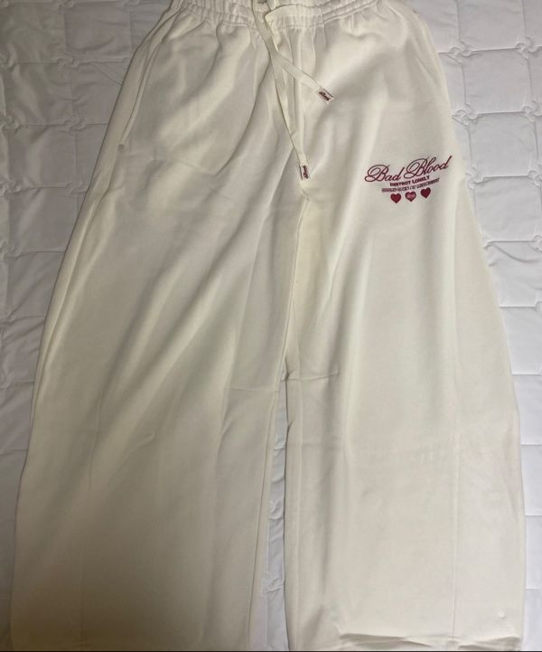 MUSINSA | BADBLOOD Classic Logo 2 Way Curved Jogger Trousers