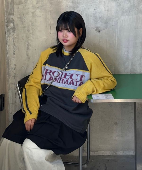 MUSINSA | MAINBOOTH Project 001 Sweater(BLUE)